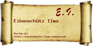 Eibenschütz Ilma névjegykártya
